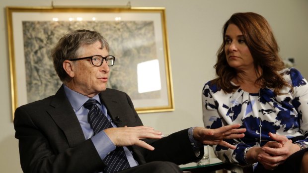 Bill and Melinda Gates are looking for the 'moon shot'.