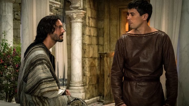 Judah Ben-Hur (Jack Huston) and Toby Kebbell (Messala Severus).