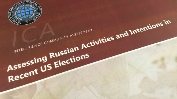 A part of the declassified version Intelligence Community Assessment on Russia's efforts to interfere with the US political process.