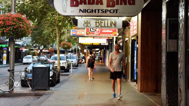The City of Sydney report highlights figures like an 89 per cent reduction in foot traffic in Kings Cross - but for foot traffic at 4am, when the venues are shut.
