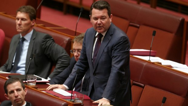 Senator Dean Smith says he will note vote with his party on a same-sex marriage plebiscite.