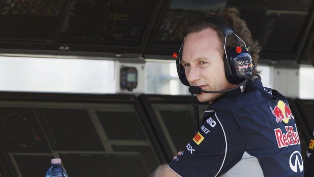 Devastated: Red Bull Formula One team principal Christian Horner.