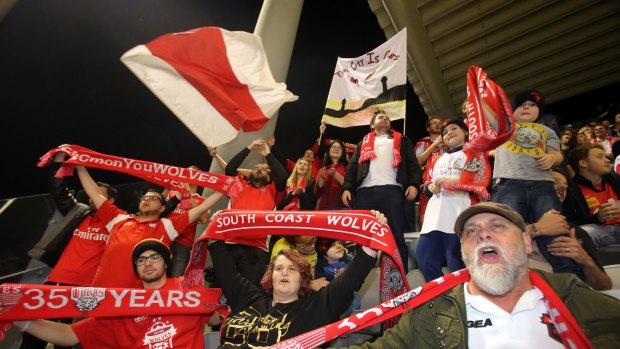 Wollongong Wolves fans.