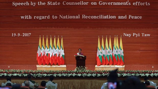The world had been waiting for  Aung San Suu Kyi to speak up for the Rohingya population but in her speech she said there were allegations and counter allegations.