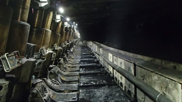 Centennial Mine's longwall coal operations in the Blue Mountains.