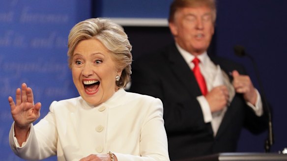 Assange signalled a glum even-handedness when asked whether he backed Trump or Clinton: "You're asking me, do I prefer cholera or gonorrhea."