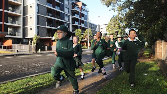 Students at Meadowbank Primary have one high school in their area, which is already bursting at the seams.