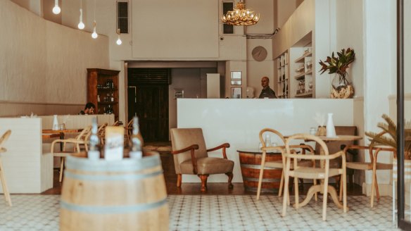 The contemporary cellar door at the front of Glenbosch's Albury location.