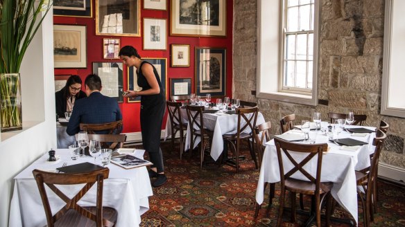 The Lord Nelson's recently refurbished dining room. 