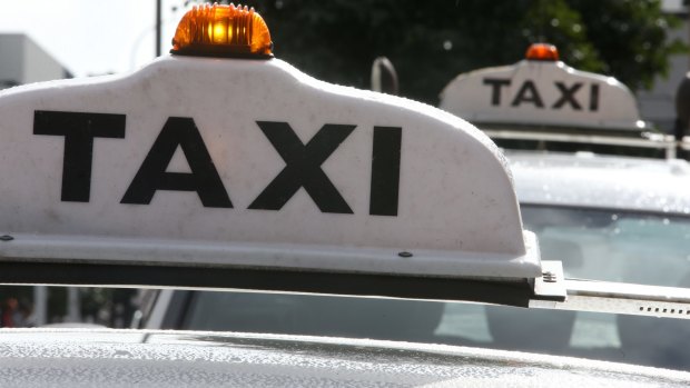A Perth taxi driver has survived a terrifying ordeal after three males allegedly attacked him with a knife and stole his car. 