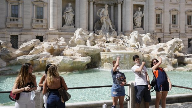 Throwing a coin into the Trevi Fountain is a common tourist activity, but what is supposed to happen if you throw two coins in?