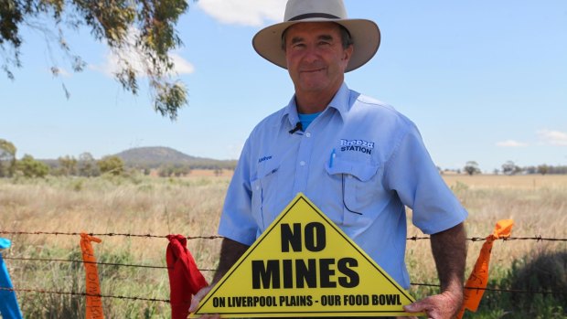 Andrew Pursehouse, from Breeza Station, is pleading with the Premier to protect the Liverpool Plains