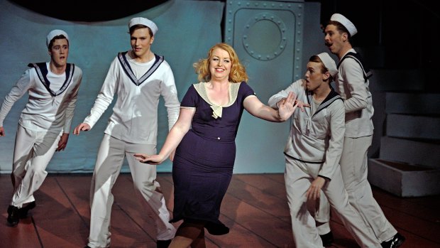 Andrew Macmillan, left, Alexander Thorpe, Emma McCormack (as Erma), Jake Willis and Peter Karmel deliver  hilarity and fun during the show.