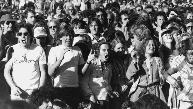 "Rockarena" drew a crowd estimated at 40,000 at Sydney Showground, November 11, 1977.