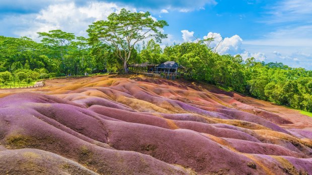 The Seven Coloured Earths is a strange natural phenomenon in which country?