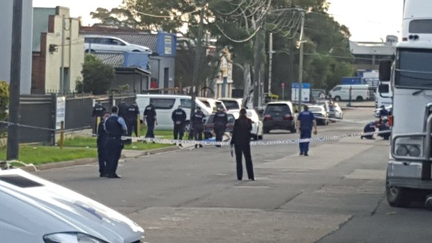 The scene of the shooting at Ilma Street, Condell Park, in April, 2016.