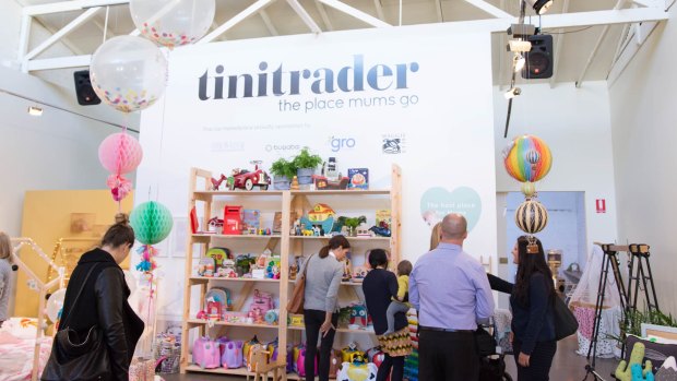 The Tinitrader Pop-Up Market will feature more than 30 babies' and children's brands.