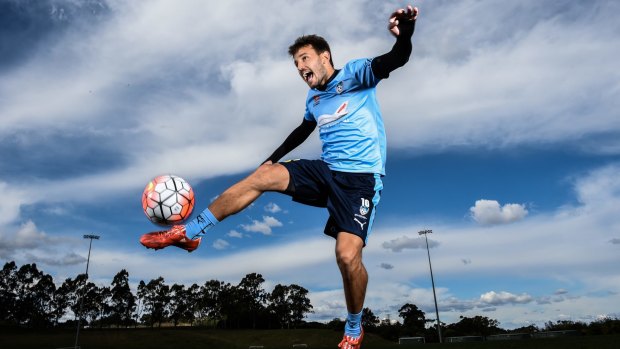 Motivated: Milos Ninkovic hopes his time in the A-League will extend his career until his late 30s.
