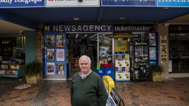 "We'll just have to pull our belts in." Manuka Newsagency owner John Nobbs fears climbing rates for commercial property owners could see more businesses close as consumers flock to hotspots like Kingston Foreshore and Braddon.
