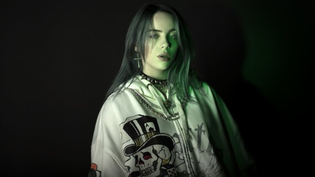Goth-pop sensation Billie Eilish.  Her music is as heavily produced as any new-generation pop – but it's produced with soul and a bloody, red, beating heart.
