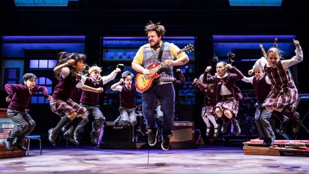 <i>School of Rock</i> is staged at Her Majesty's Theatre, Melbourne, until Feburary 8.