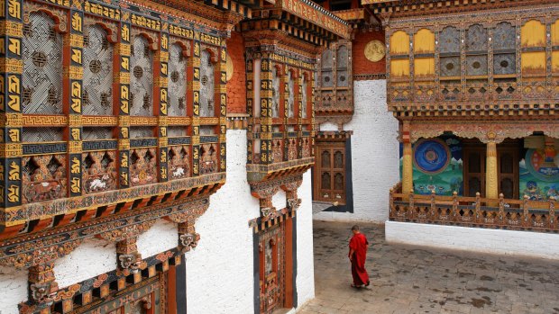 A temple in Punakha.
