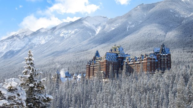 The Banff Springs Hotel in Canada.

