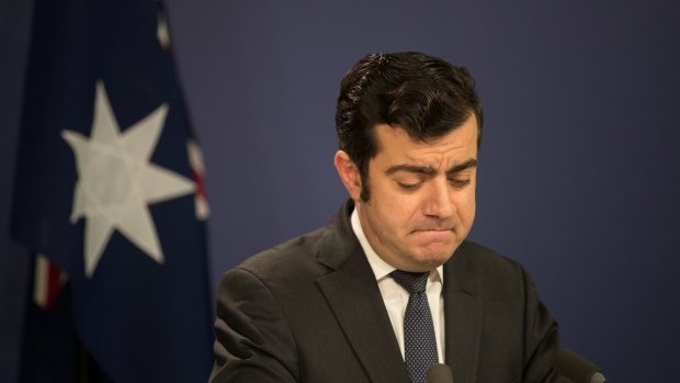 Sam Dastyari announces his resignation.