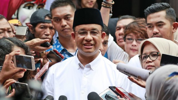 Anies Baswedan looks certain to become Jakarta's next governor.