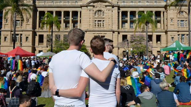 Since 2006, the first time same-sex relationships were included as an option, there has been an 81 per cent rise.  