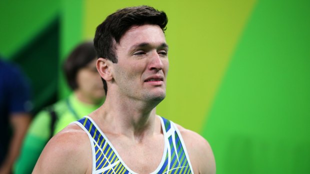 Diego Hypolito was left in tears after successfully completing his gymnastics floor routine.