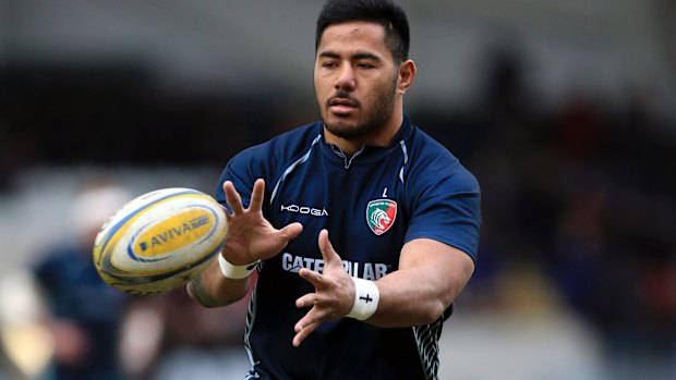 Devastating blow: Manu Tuilagi.