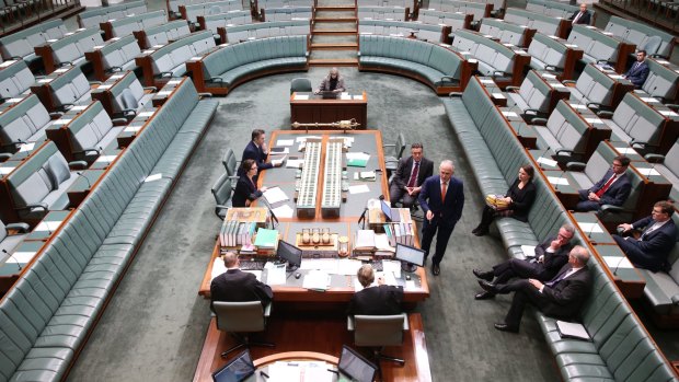 Prime Minister Malcolm Turnbull introduces the plebiscite to Parliament.