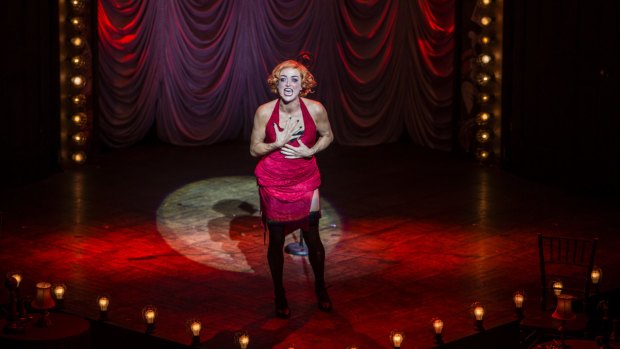 Chelsea Gibb as Sally Bowles in the Australian production of Cabaret.