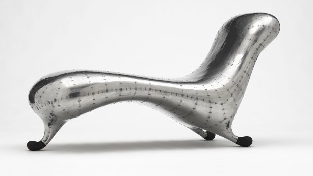 Marc Newson's LC2 Lockheed chaise longue, 1985-86. National Gallery of Victoria, Melbourne. Copyright Marc Newson