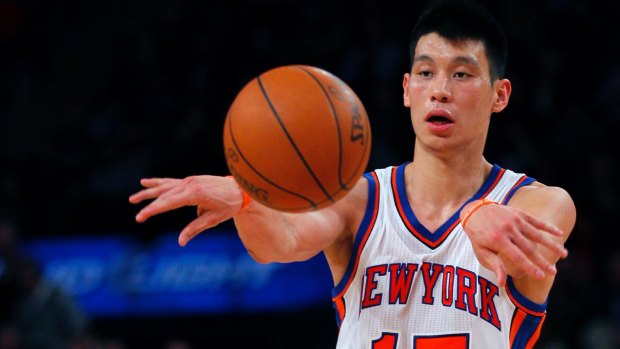 Linsanity a distant memory: Jeremy Lin during his high-profile time at New York.