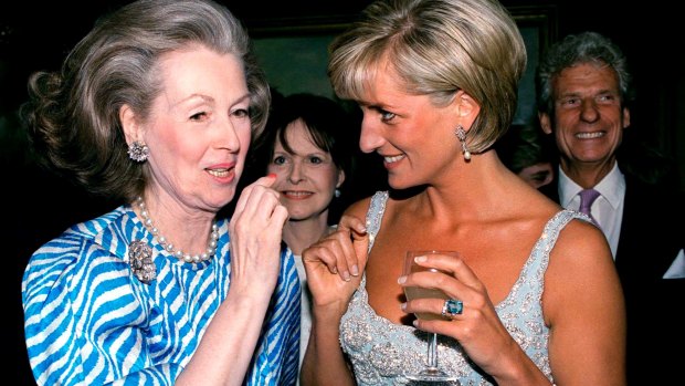 Countess Raine Spencer eventually reached a rapprochement with her stepdaugher, Diana, Princess of Wales.