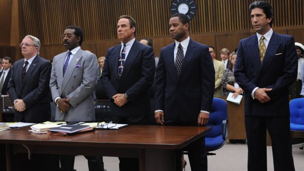 All rise! Court room action from The People Versus OJ Simpson.