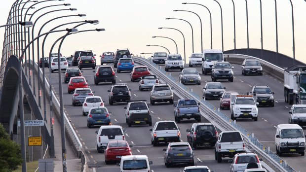 A new bridge is proposed to cross the Georges River alongside the Captain Cook Bridge as part of the second stage.