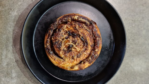 Lune's spin on a cheese and Vegemite scroll. 