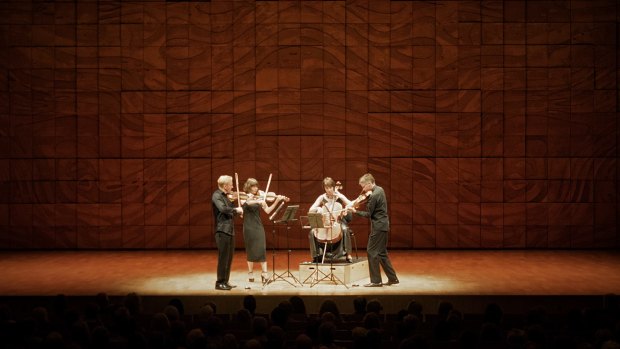 Australian String Quartet's performs Glass Dean Mendelssohn at the Melbourne Recital Centre on Friday.