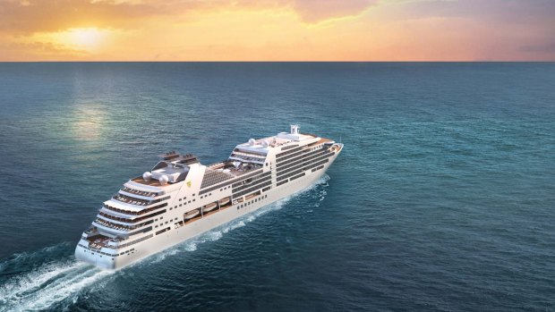 Artist's impression of the forthcoming Seabourn Encore.