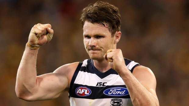 Patrick Dangerfield has been Geelong's prime mover since his arrival.