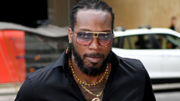 Chris Gayle gave evidence on Monday. 