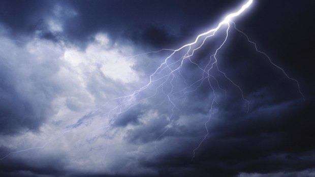 A man has died after struck by lightning at a station 20km from Normanton.