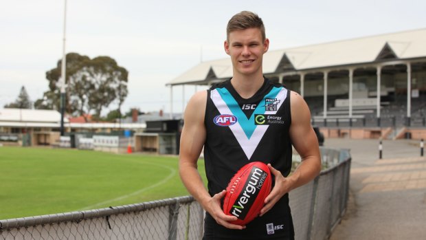 Canberra product Logan Austin is on the verge of his AFL debut with Port Adelaide.