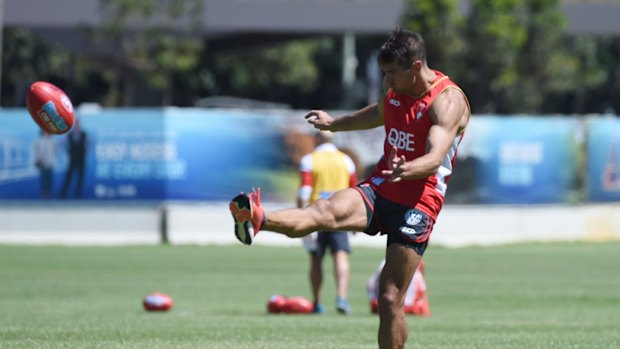 New leader: Josh Kennedy has been announced at the new captain of the Sydney Swans.