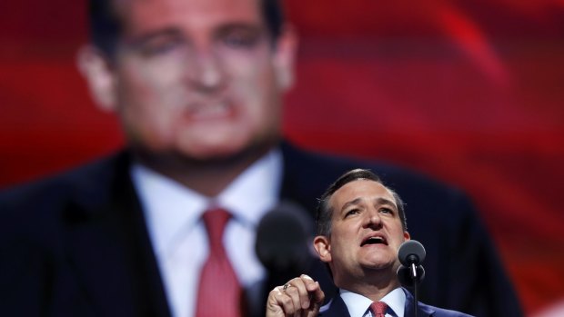 Ted Cruz would not endorse Donald Trump on Wednesday night.