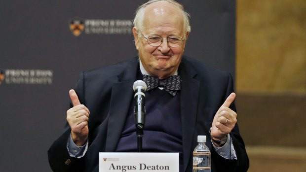 Nobel Prize winner Angus Deaton.