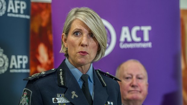ACT's Chief Police Officer Justine Saunders.